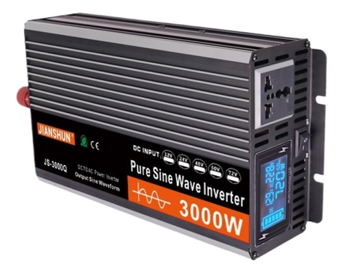 220v Pura Onda Sinusoidal Inversor 12v/24v, 3/4/5/6000w