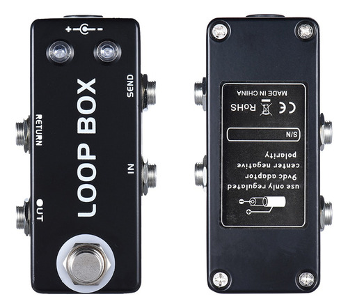 Pedal De Efecto Moskyaudio Negro