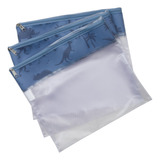 Conjunto 3 Saquinhos Maternidade Dinossauro Azul - Masterbag