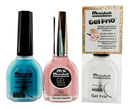 Kit Manicure Ajo Y Limon Maxybelt - mL a $1246