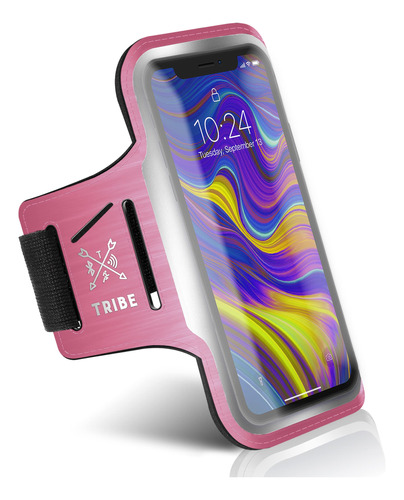 Brazalete Tribe Running  Porta Celular - Talle S Rosa