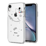 Funda Transparente Delgada Patron Espacial Para iPhone XR