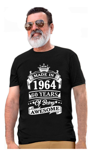 Playera Hecho En 1963 60 Años Cumpleaños Personaliza Fecha