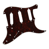 Escudo Tortoise Para Guitarra Stratocaster Sss Com 3 Camadas