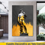 Cuadro Escultura David De Miguel Angel Canvas 60x90 C2