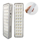 Kit 2 Luminária Lâmpada Luz De Emergência Led Recarregável