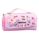 Estuche Kawaii Coreano De Gran Capacidad Para Niñas Y Niños,