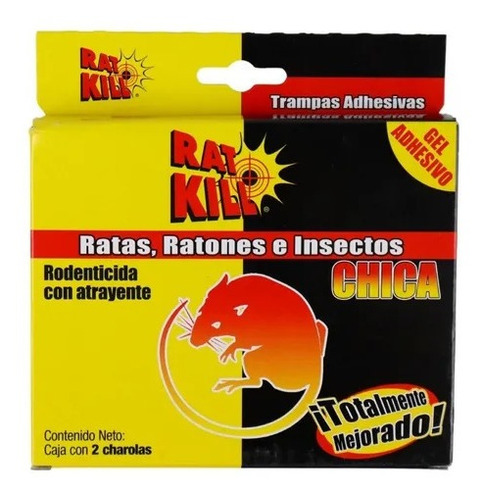 Trampas Para Ratones Con Pegamento Charola Con Rodenticida