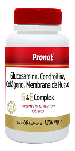 Glucosamina, Condroitina, Colágeno G Y E Complex 60 Tabs Pro