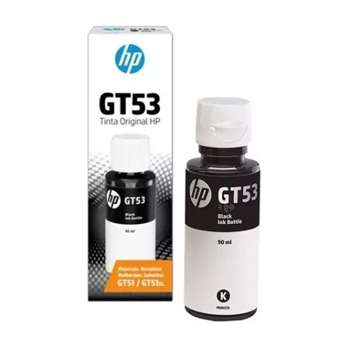 Botella De Tinta Hp Gt53 Negro 90ml Original Sin Caja.