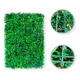 Muro Verde Follaje Artificial Sintético 60x40cm 10 Pzs