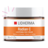Crema Lightening Face Cream Lidherma Radian C Día Noche Para Piel Mixta Normal Seca De 50g 18 Mas Años
