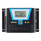 Controlador Carga Solar Powmr 80a 12v/24v/36v/48v Lcd Usb