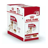 Royal Canin Pouch Medium Adulto Pack 10 Sobres X 140gr Perro