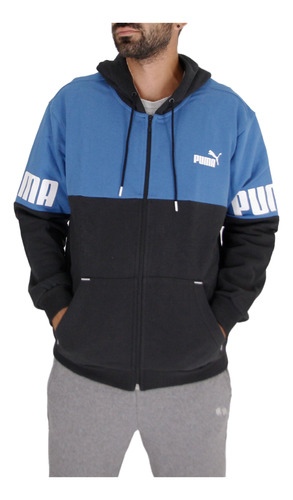 Campera Puma Power Colorblock Hombre