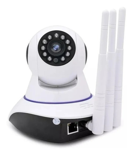 Camera Robo 3 Antenas Ip Wifi 360º 720p Sistema Yoosee App