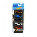 Paquete 5 Modelos Hot Wheels Lamborghini Carros Deportivos