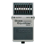 Pedal De Efecto Boss Geb7 Ecualizador De Bajo Caja Cerrada