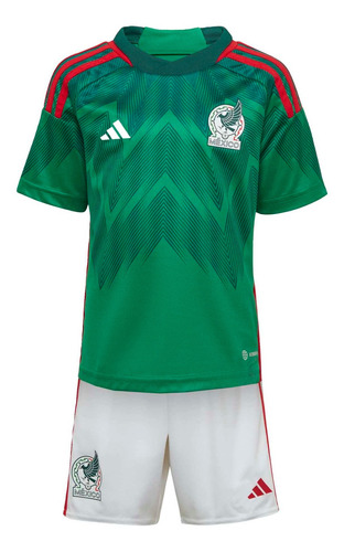 Conjunto Mini Local Selección Nacional De México adidas