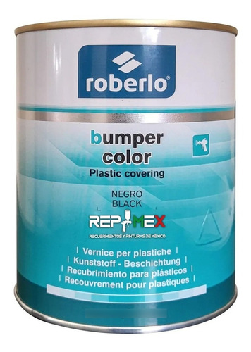 Recubrimiento Para Plasticos Bumper Color Negro 