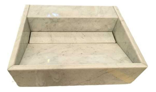 Mesada Baño 45x38cm Mármol Blanco Carrara 