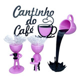 Kit Completo Cantinho Do Café - Decoração Rosa