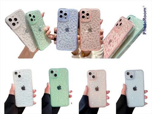 Forro Funda Estuche De Lujo Tipo Diamante Para iPhone