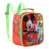 Lancheira Infantil Mickey Mouse Disney Vermelha Xeryus 11614