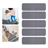 5 Pcs Peldaños Escalera De Alfombra Antideslizante 76×20cm