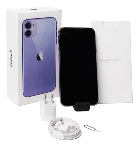 Apple iPhone 11 64 Gb Morado Con Caja Original Accesorios
