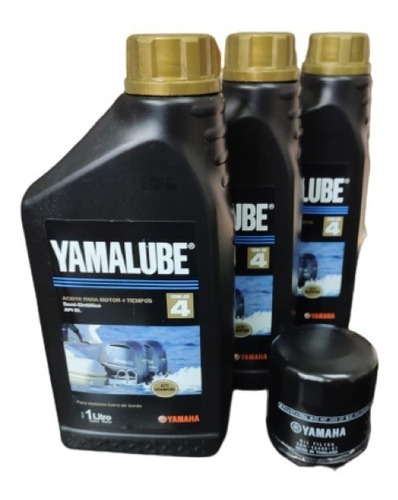 Kit Servicio Cambio Aceite Y Filtro Yamaha 50/60/70hp 4t