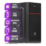 Pc Cpu Mancer, Intel Core I7, 16gb De Ram, Ssd 240gb