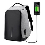 Mochila Antirrobo Impermeable Puerto Cargador Usb