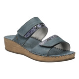 Sandalia Hush Puppies Mujer Naila Azul