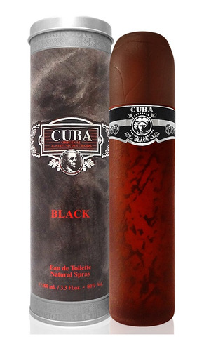 Perfume Cuba Black Eau De Toilette  Cuba Paris By Parfums Des Champs For Men. Masculino Referencia Ofativa : Azzaro 