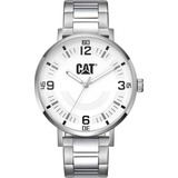 Reloj Hombre Cat Nq.140.11.2 Cuarzo Pulso Plateado En Acero 