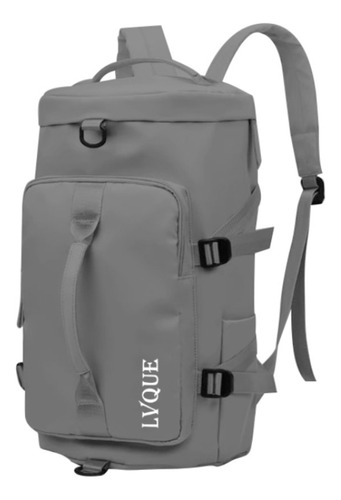 Maleta Back Pack Mochila Deportiva Viaje Gym Casual  Bk Doli Color Gris