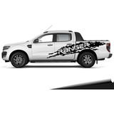 Calco Ford Ranger 2013 - 2019 Paint Lado Izquierdo