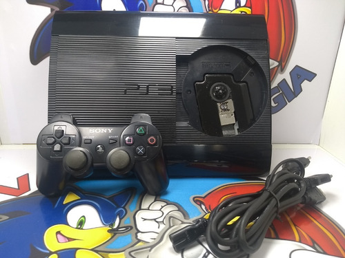 Sony Playstation 3 Super Slim 12gb 1 Controle E 1 Jogo