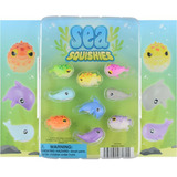 Bolsa 50 Pzas Figurines Sea Squishie Peces Máquinas Vending 