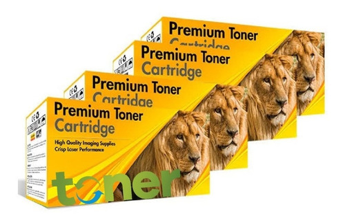 Kit 4 Toner Genericos 304a Cc530a, 305a Ce410a, 312a Cf380a