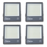 Reflectores De Led Luz Fría Con 200 Watts Exterior 4 Pack