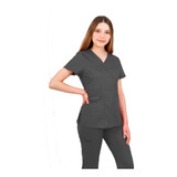 Pijama Quirurgica Antifluidos Mujer Gris