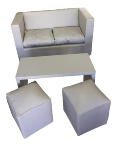 Combo Sillon + Mesa + Puff; Medidas Sofa: 80 X 130 X 80 Cm