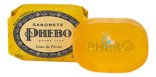 Sabão Em Barra Phebo Vegetal De 90g Varias Fragrâncias