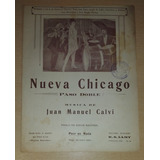 Partitura Nueva Chicago Paso Doble J. Manuel Calvi 