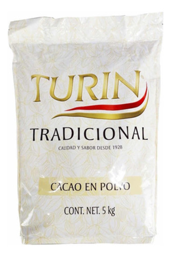 Cacao En Polvo Turin Tradicional 5 Kg