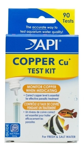 Medidor Test Api Cu  Cobre Premium Acuario Dulce Y Marina