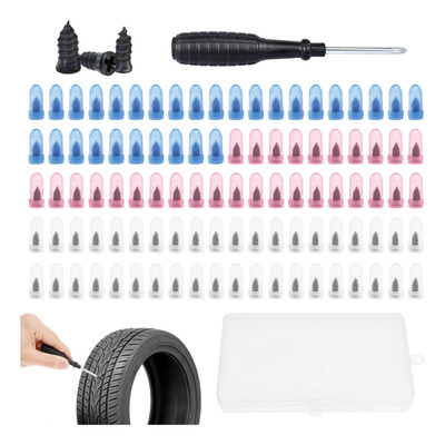 Kit 100 Pzas Tornillos Para Reparación De Llantas Sin Cámara | Envío gratis