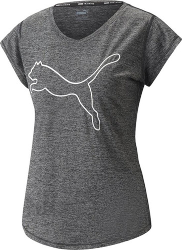 Camiseta Puma Train Favorite Heather  Mujer-gris